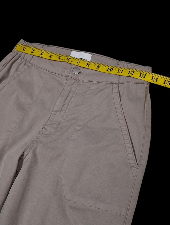 DU/ER Live Lite High Rise Joggers  Beige Zip-Button Ankle Pocket   Women Size 26 - Picture 10 of 16